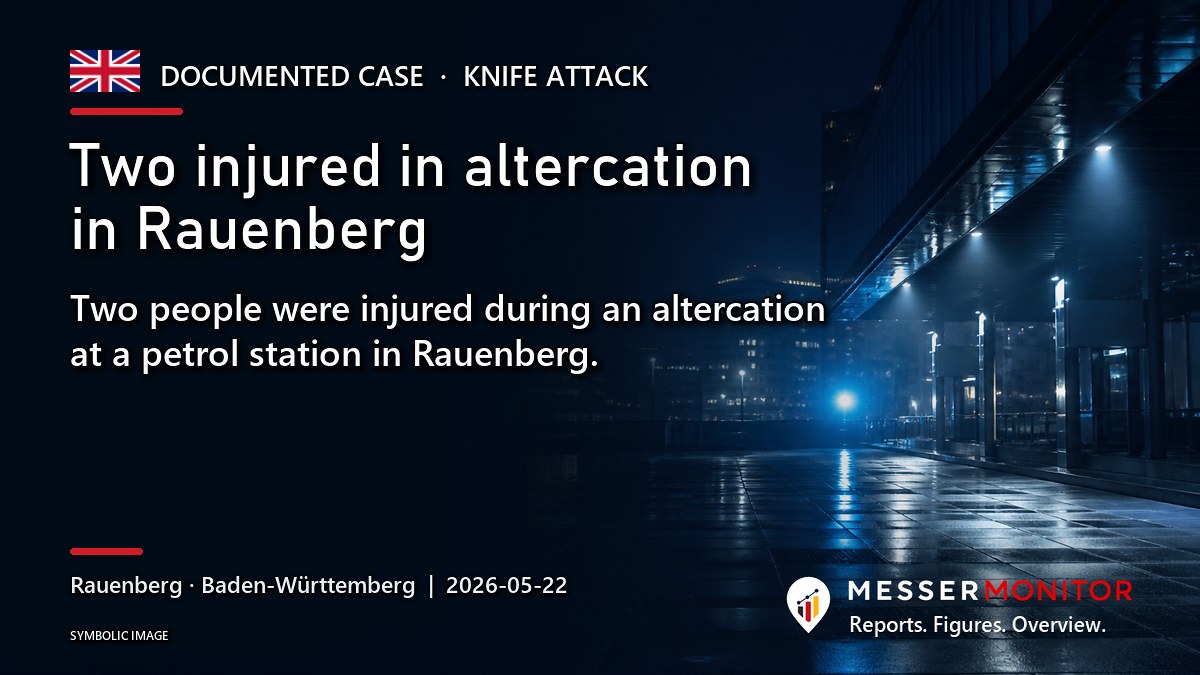 Title image: Two injured in altercation in Rauenberg. Two people were injured during an altercation at a petrol station in Rauenberg..