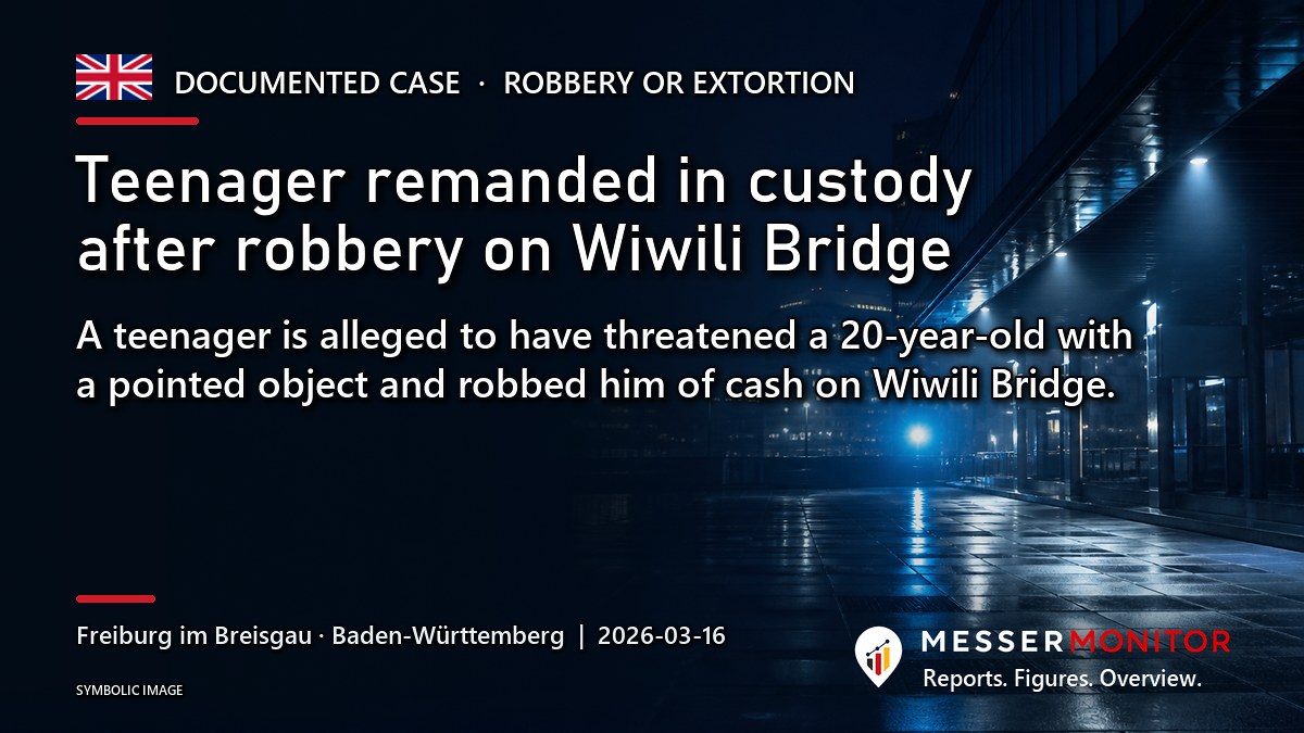 Title image: Teenager remanded in custody after robbery on Wiwili Bridge. A teenager is alleged to have threatened a 20-year-old with a pointed object and robbed him of cash on Wiwili Bridge..