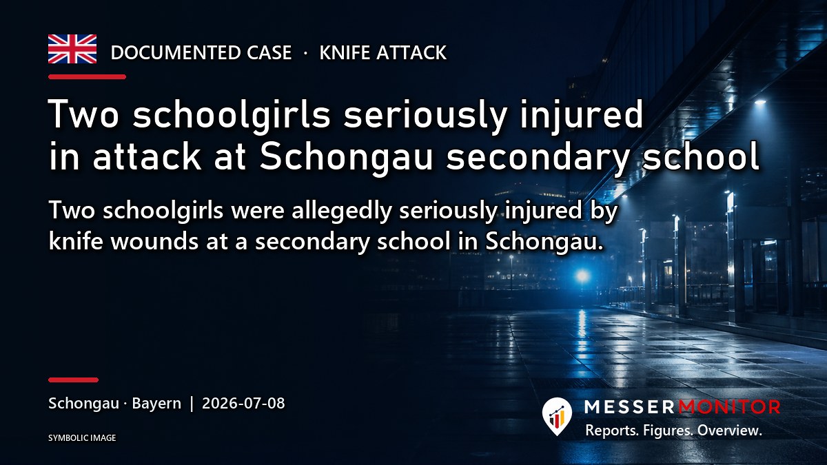 Title image: Two schoolgirls seriously injured in attack at Schongau secondary school. Two schoolgirls were allegedly seriously injured by knife wounds at a secondary school in Schongau..