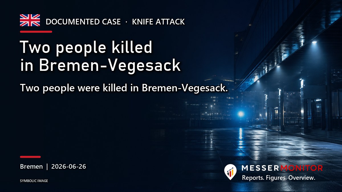 Title image: Two people killed in Bremen-Vegesack. Two people were killed in Bremen-Vegesack..